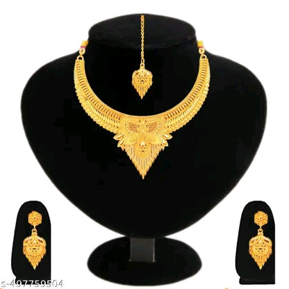 Gold plated jewellery set